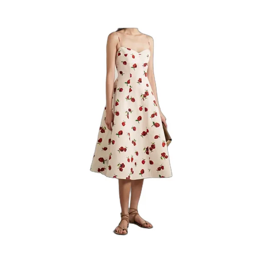 Isabella Floral-Print Midi Dress