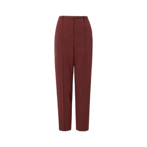 Pleat-Front Straight Trousers