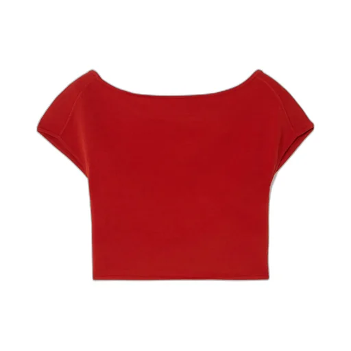 Polly Boat-Neck Short-Sleeve Top