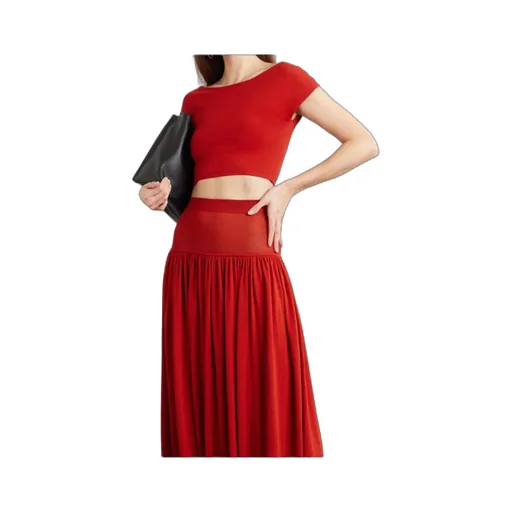 Polly Boat-Neck Short-Sleeve Top
