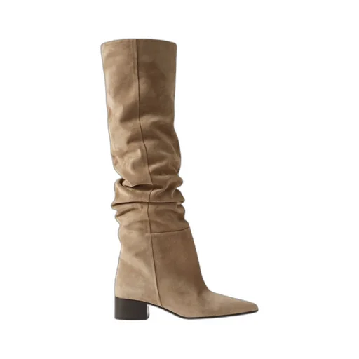 40Mm Andee Suede Knee Boots