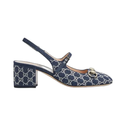 Horsebit Buckle High-Heeled Sandals