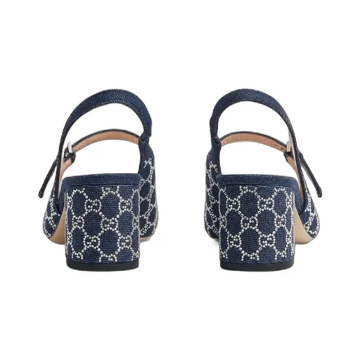 Horsebit Buckle High-Heeled Sandals