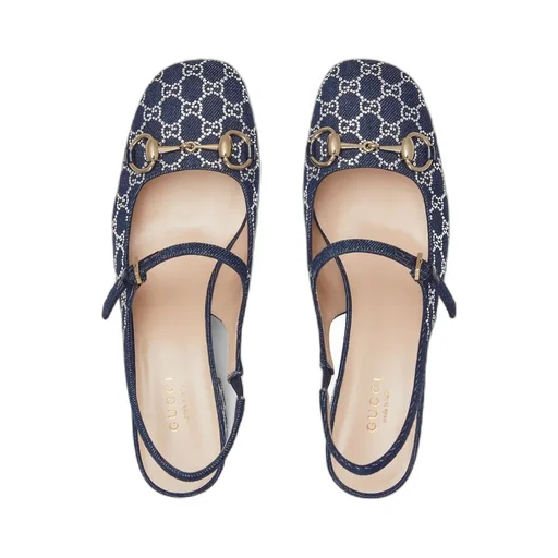Horsebit Buckle High-Heeled Sandals