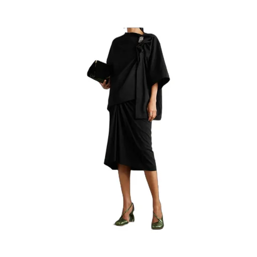 Draped Brooch T-Shirt