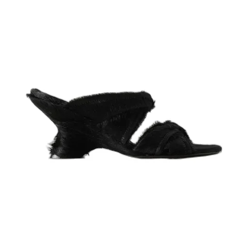 75Mm Pony-Hair Sculpted-Heel Sandals
