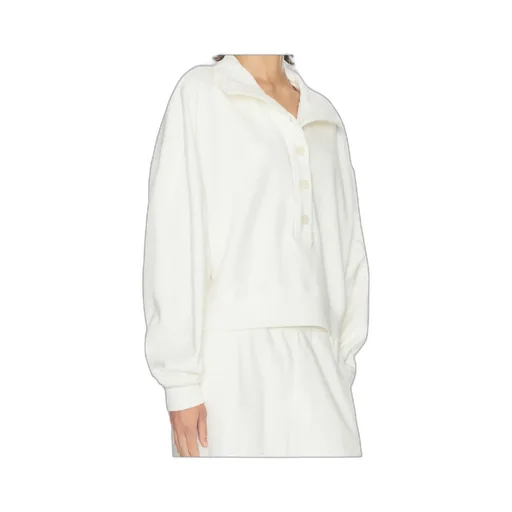 Button-Placket Polo Top