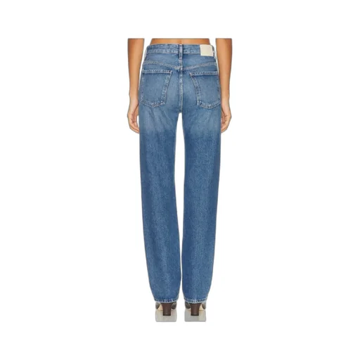 Light-Wash Five-Pocket Denim Jeans