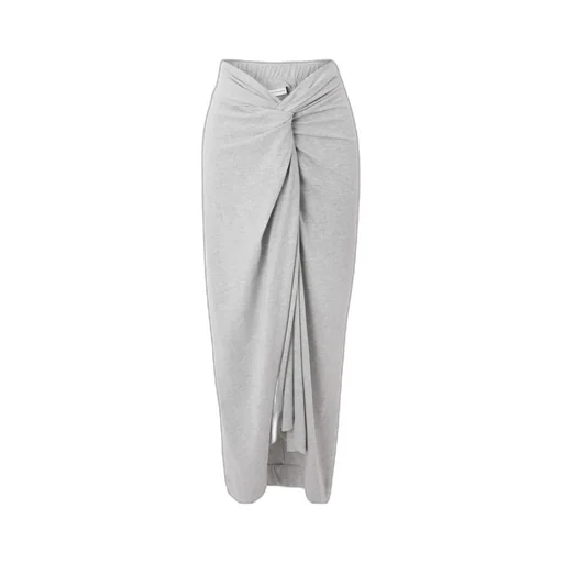 Twisted Front Mid-Length Dress