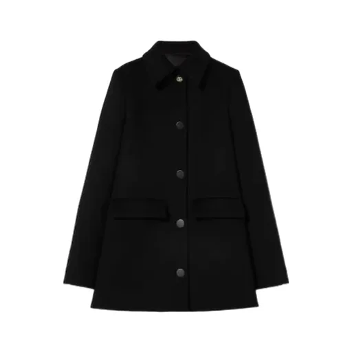 Wool Coat With Horsebit Buttons