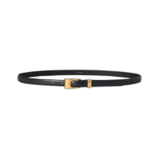Downtown Buckled Leather Belt