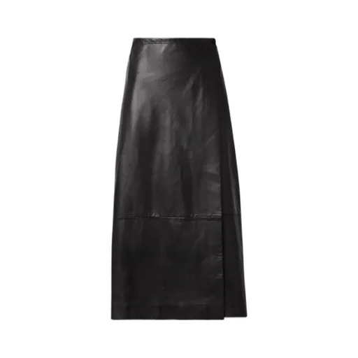 Panelled Wrap Midi Skirt