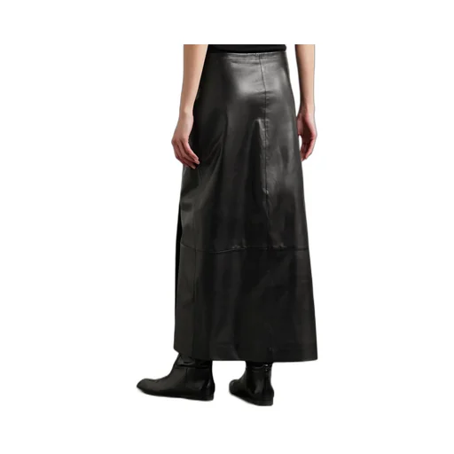 Panelled Wrap Midi Skirt