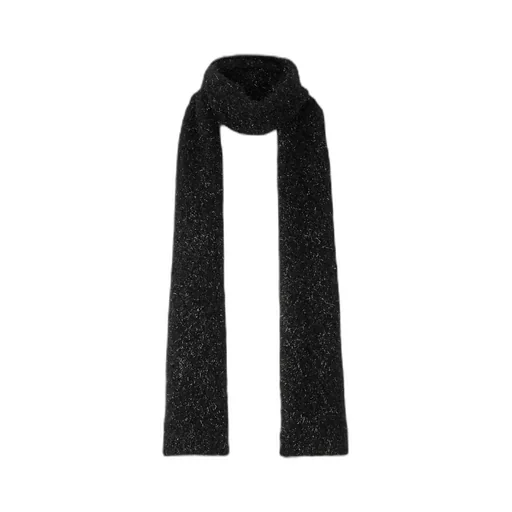 Metallized Knit Scarf