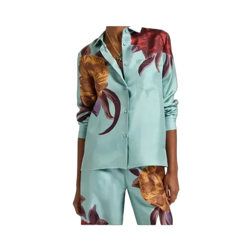 La Doublej Peony Place Boy Shirt Top