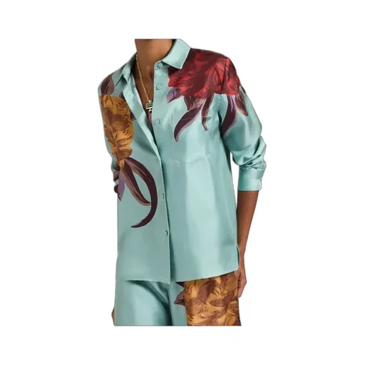 La Doublej Peony Place Boy Shirt Top