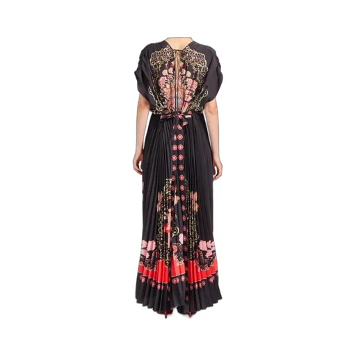 La Doublej Accordion Pleated Maxi Dress
