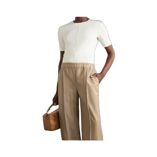 Jil Sander Zipped Crewneck Top