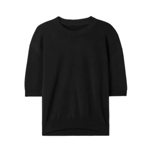 Short-Sleeved Knitted Shirt