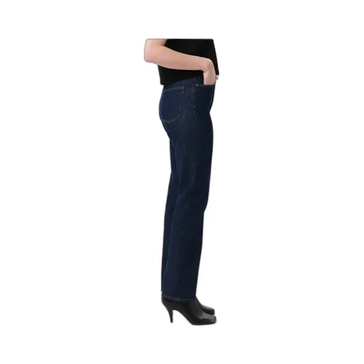 90's Pinch Waist High Rise Straight Long