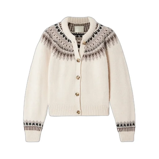 Clarke Fair Isle Wool-Blend Cardigan