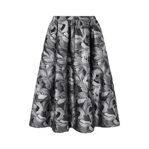 Pleated Midi Skirt