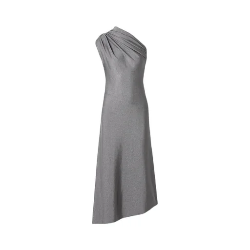 One-Shoulder Ruched Dress