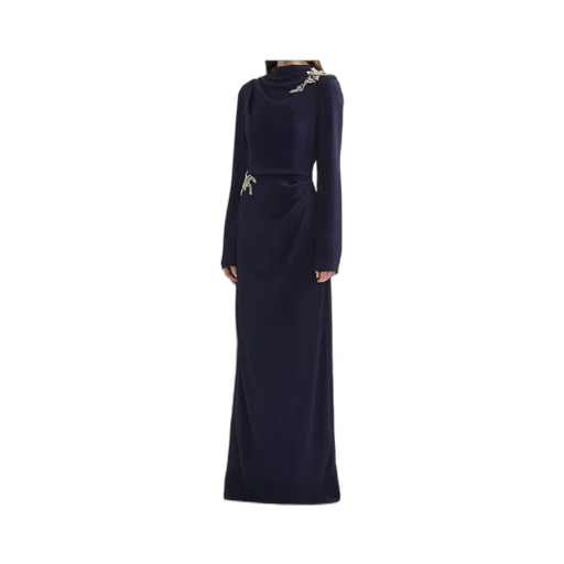 Long-Sleeved Formal Dress