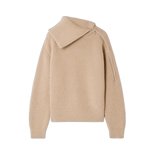 Long-Sleeved Knitted Shirt