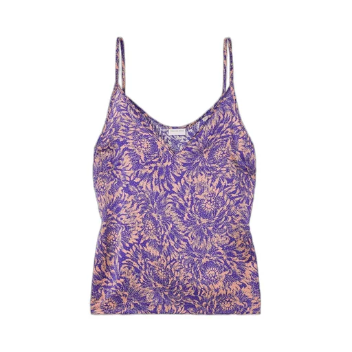 Printed Silk-Satin Tank