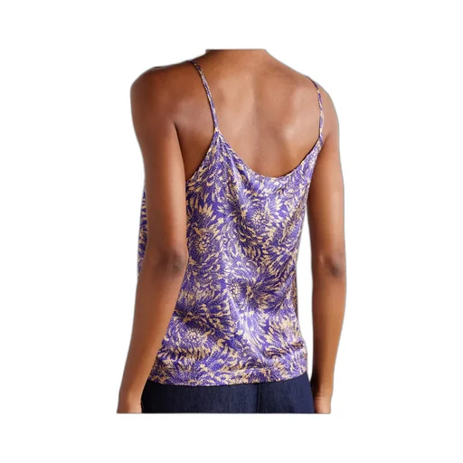 Printed Silk-Satin Tank