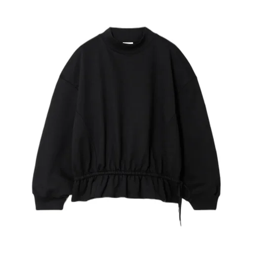 Cotton-Jersey Peplum Sweatshirt