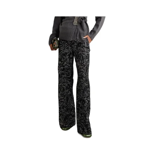 Woven Wide-Leg Pants