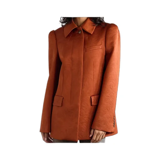 Embossed Crepe Blazer