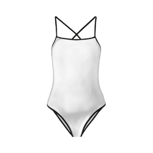 Itak Square-Neck Criss-Cross Swimsuit