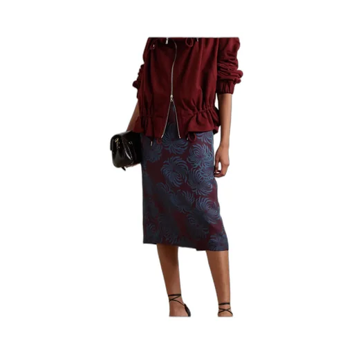 Jacquard Midi Skirt
