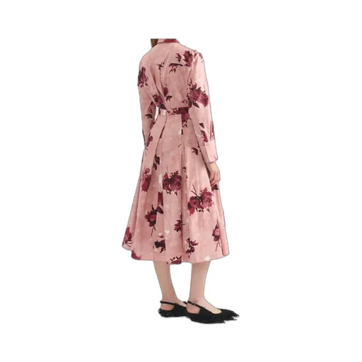 Rose-Print Long-Sleeve Shirt