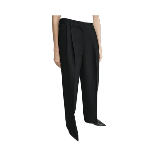 Double-Pleat Tailored Trousers