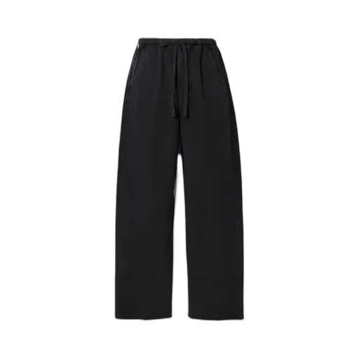 Aurora Cotton And Linen-Blend Wide-Leg Pants