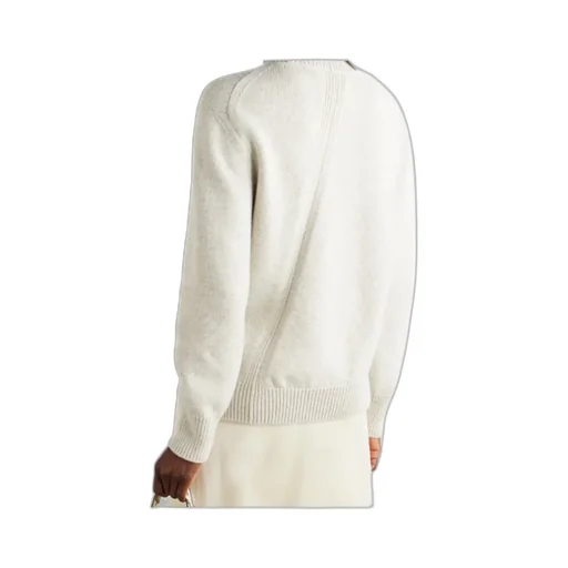 Asymmetric Turtleneck Sweater
