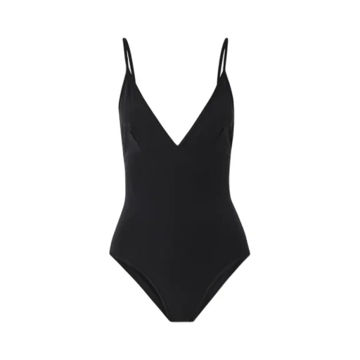 V-Neck Tie-Back Swimsuit