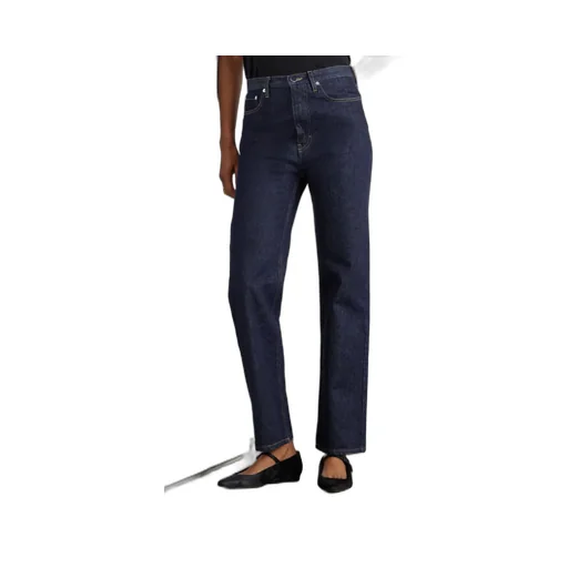 Jude Organic High-Rise Straight-Leg Jeans