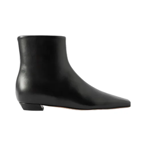 Square-Toe Ankle Boots