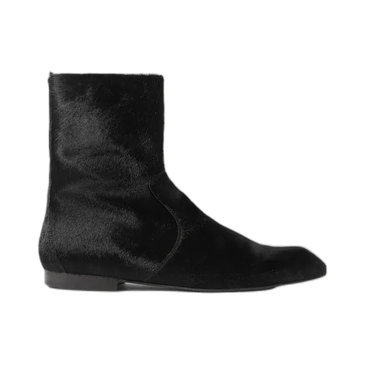 Round-Toe Ankle Boots
