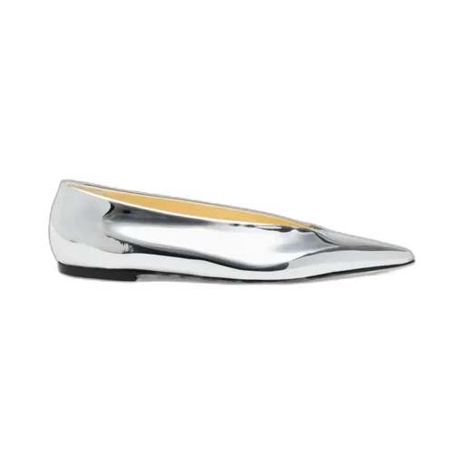 Slash Pointed-Toe Flat Pumps
