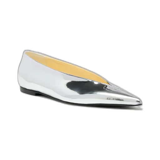 Slash Pointed-Toe Flat Pumps