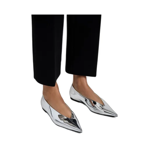 Slash Pointed-Toe Flat Pumps