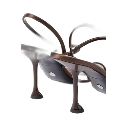 Tee Satin Slingback Sandals
