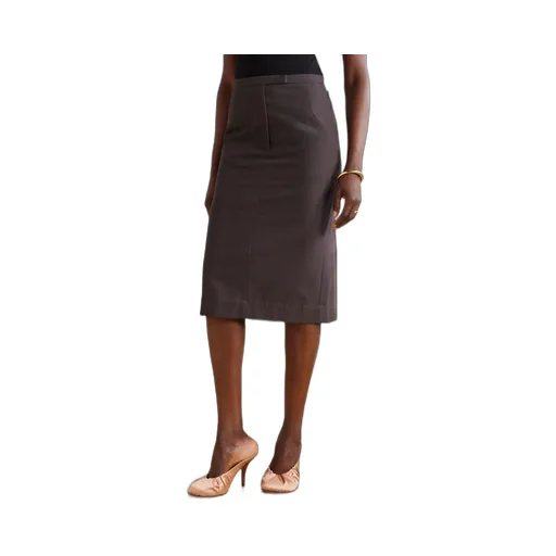 Pleated Midi Skirt