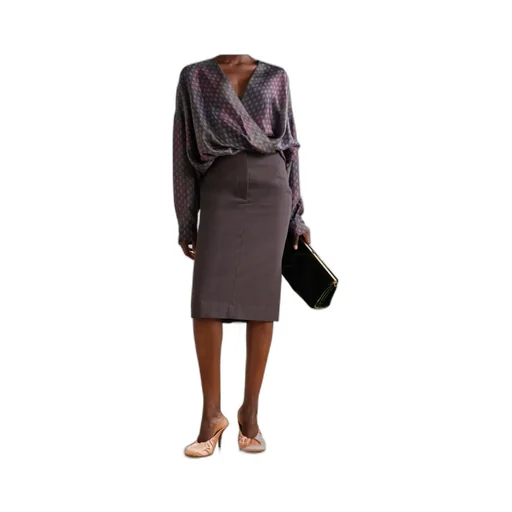 Pleated Midi Skirt